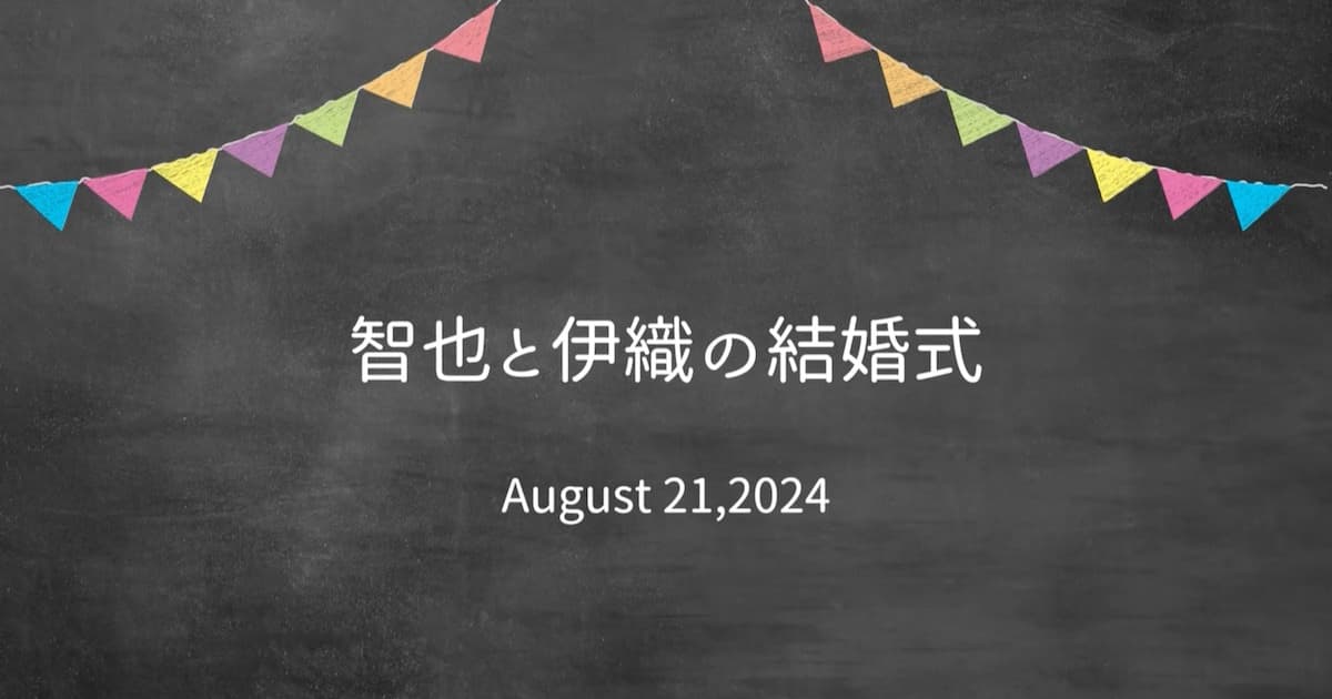 結婚式 オープニングムービー チョークボード